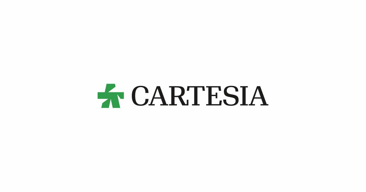Cartesia official public website preview with its brand mark.
